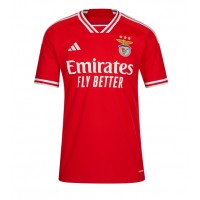 Camisa de Futebol Benfica David Neres #7 Equipamento Principal 2023-24 Manga Curta